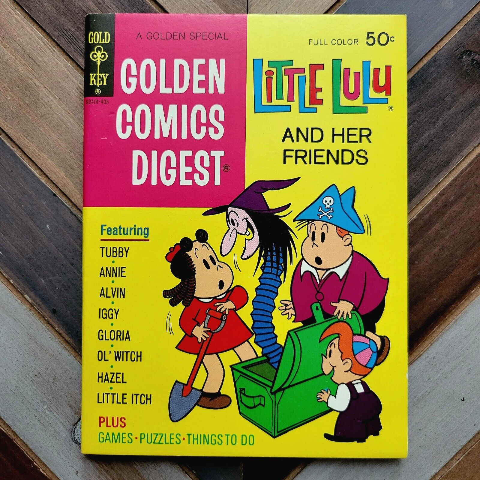 GOLDEN COMICS DIGEST #36 VF/NM 1974 Sharp, Unread LITTLE LULU Witch Hazel TUBBY