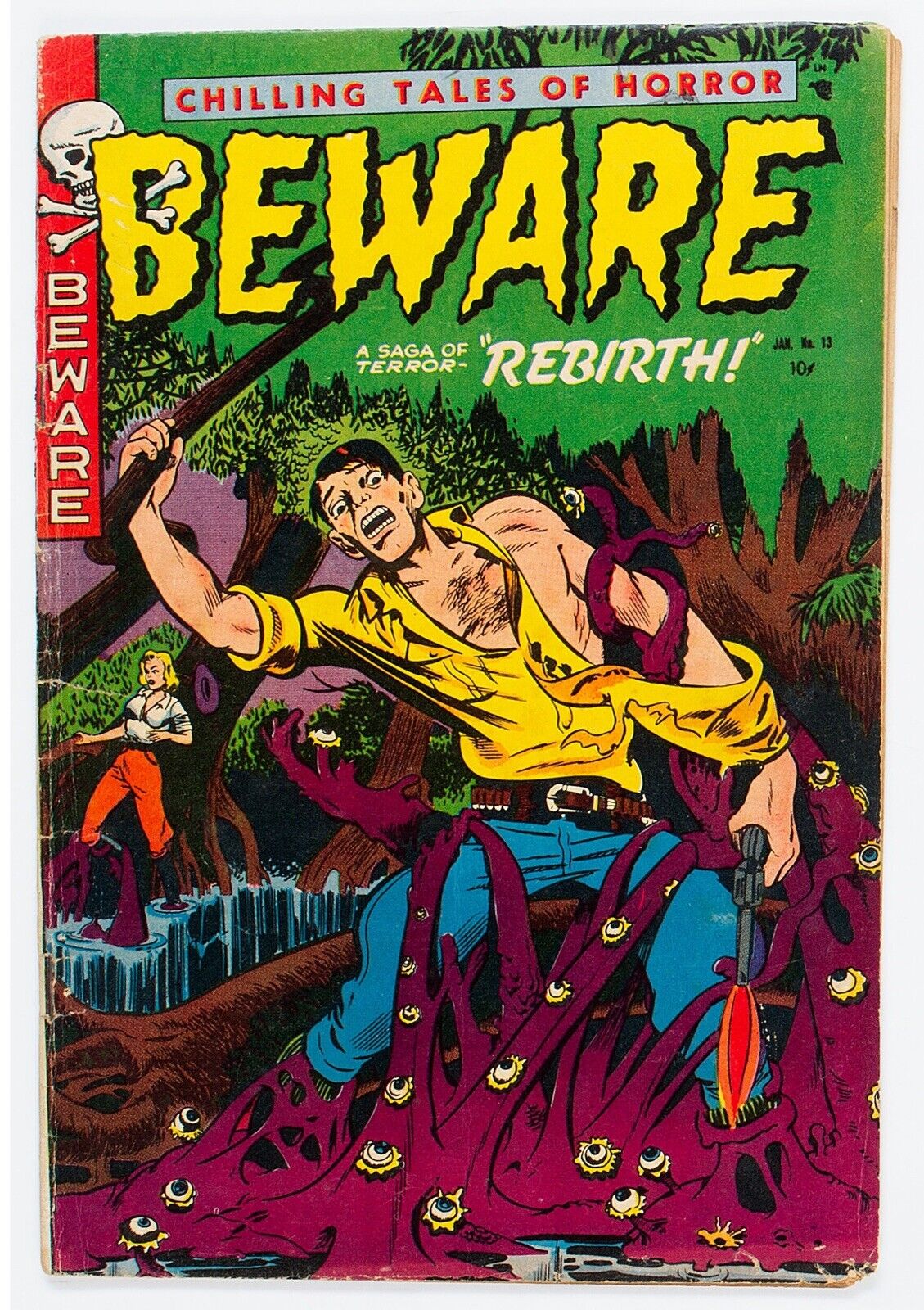 Beware #13 (#1) - Scarce KEY Pre-Code Horror 1st Issue - VG