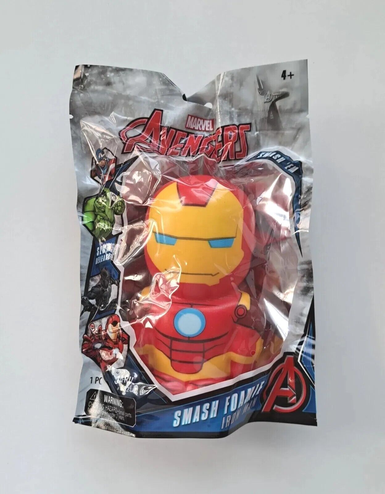 Marvel Avengers - Iron Man Smash Foamie Slow Release Foam Toy Collectible Figure