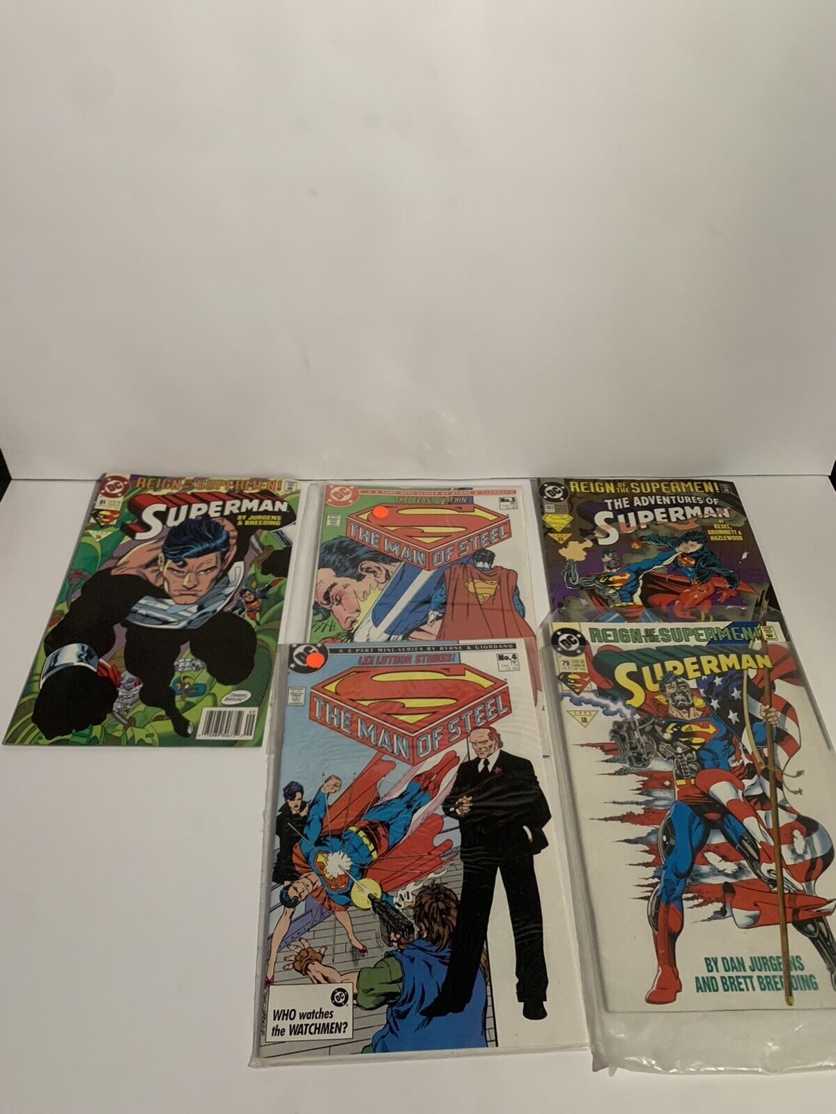 lot of vintage dc comics 5pc