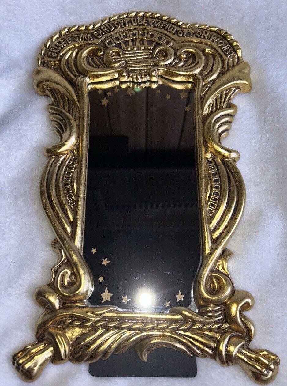 Vintage Harry Potter Gold Mirror Of Erised 15”X8” Original Warner Bros 2000 RARE