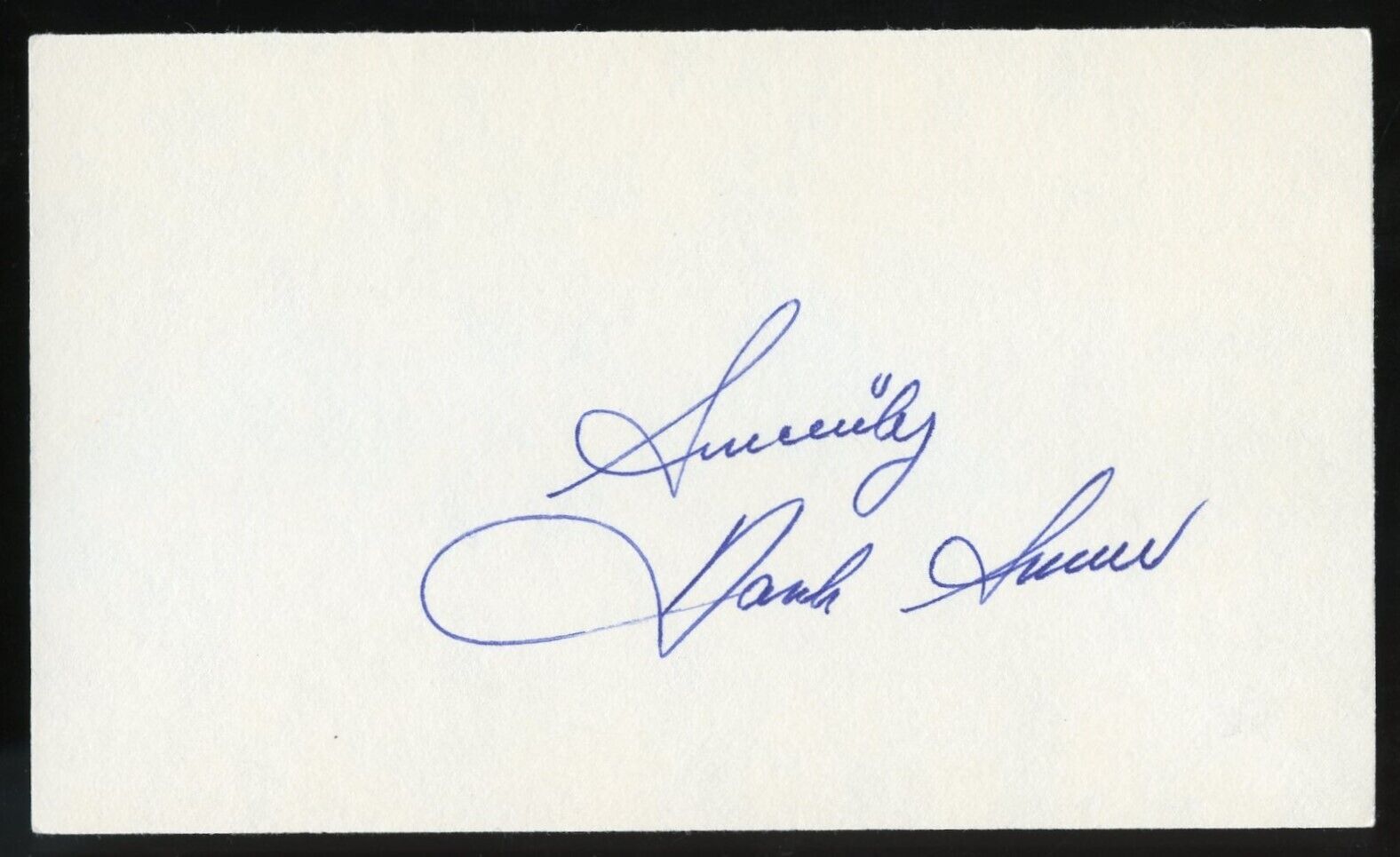 Hank Snow d1999 signed autograph 3x5 Cut American Country Music Guitarist Singer