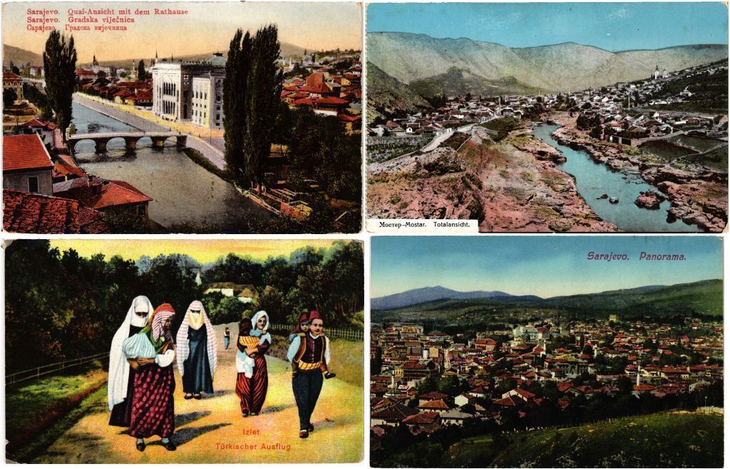 BOSNIA HERZEGOVINA BALKAN 25 Vintage Postcards Mostly Pre-1940 (L5910)