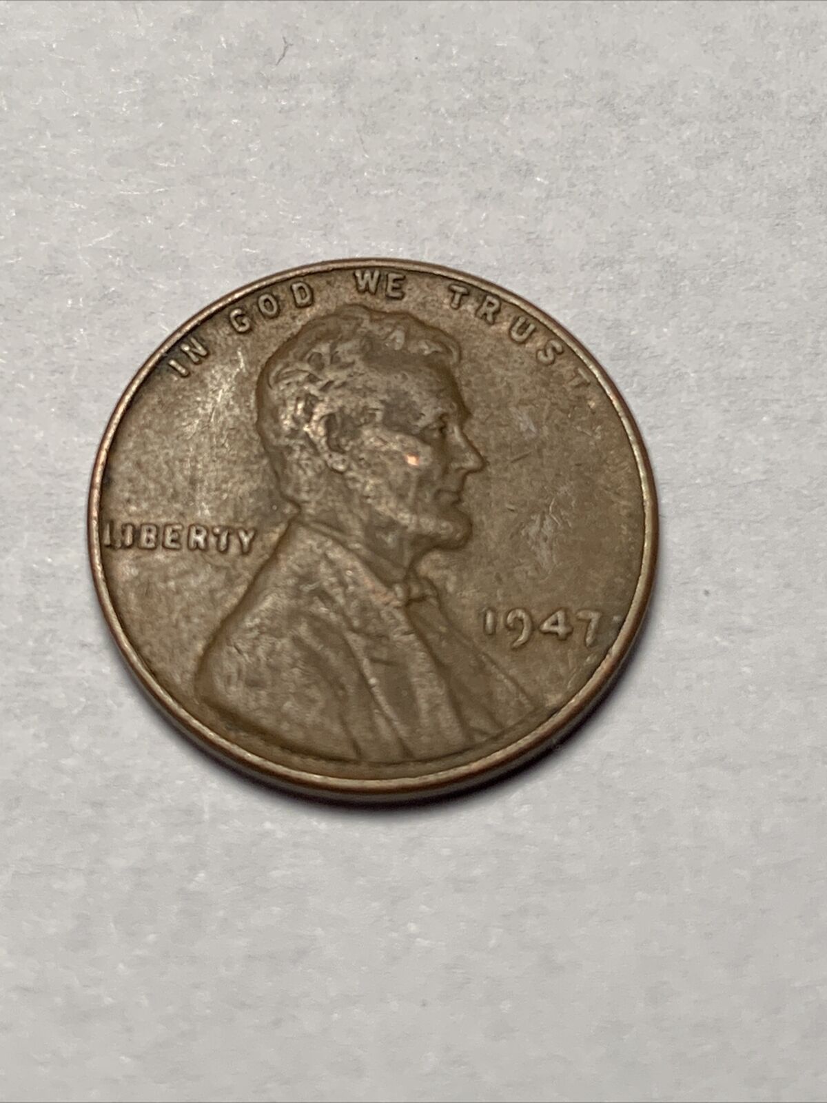 1947 Wheat Penny No Mint Mark