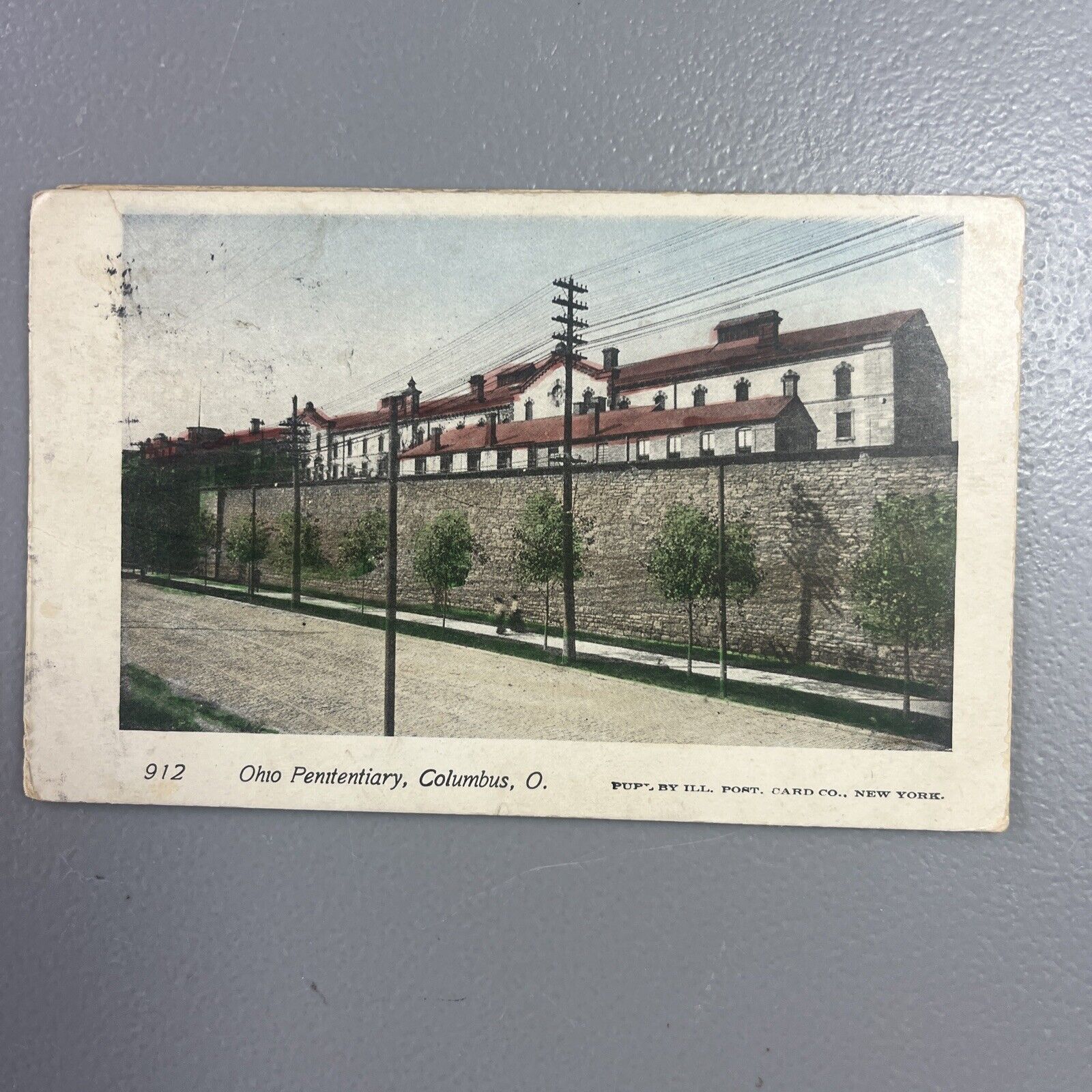 Columbus Ohio Postcard Ohio State Penitentiary Jail Prison Posted 1905