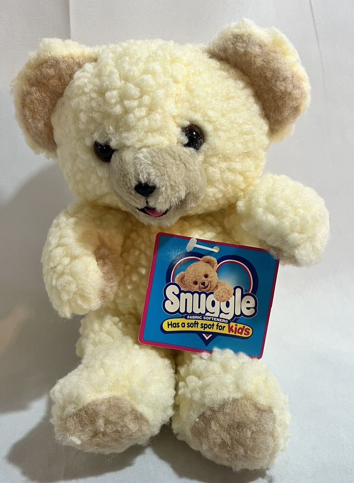 NWT Vintage Snuggle Teddy Bear 1997 Fabric Softener Mascot Plush Lever Brothers