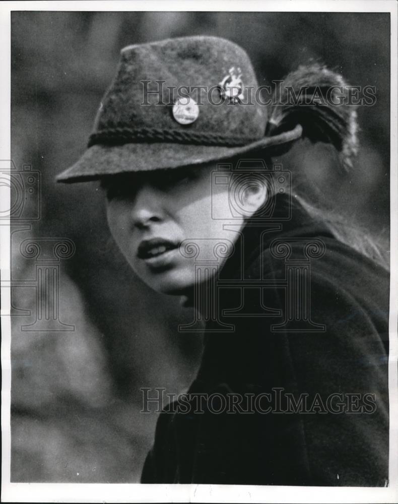 1969 Press Photo Great Britain's Princess Anne at Horse trials