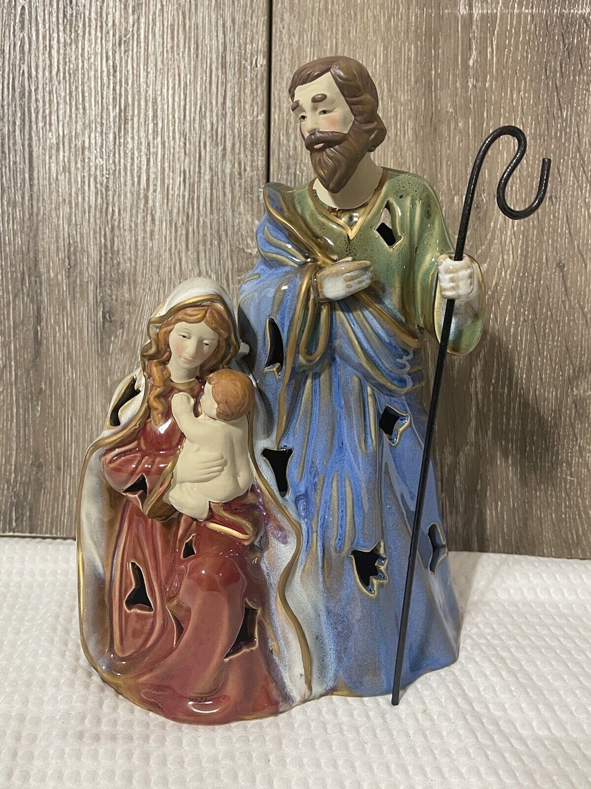 Jesus Mary And Joseph Figurine 