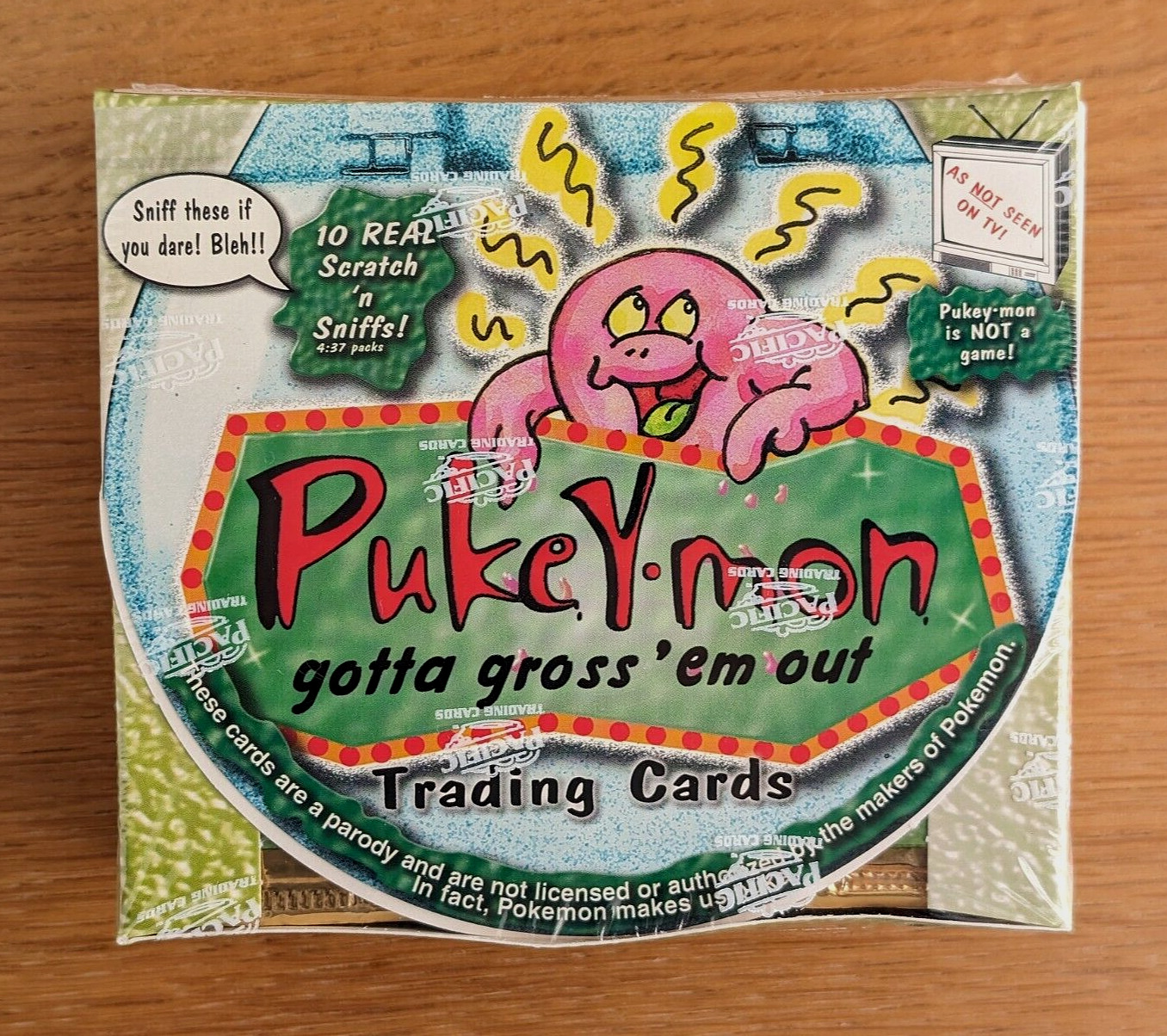 Pukey-Mon ~ Sealed (36-Packs) ~ Pukeymon Pokemon Parody ~ Like Garbage Pail Kids