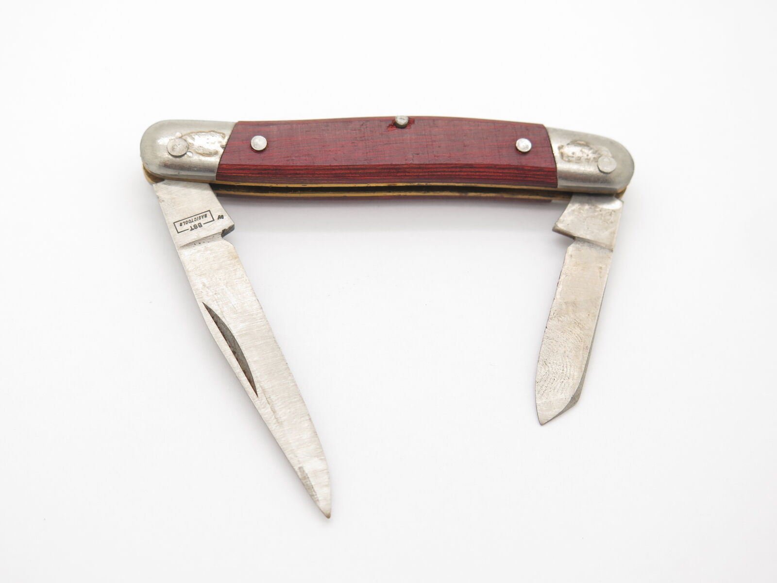 Vintage 1980s BST Nakamura Seki Japan 2 Blade Folding Pocket Knife (Unfinished)