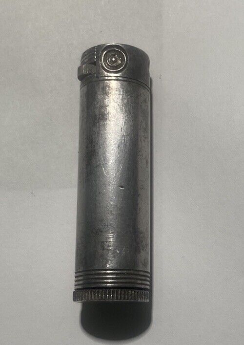 Vintage Round 1940/s Trench Pipe Lighter. RARE Works WWll