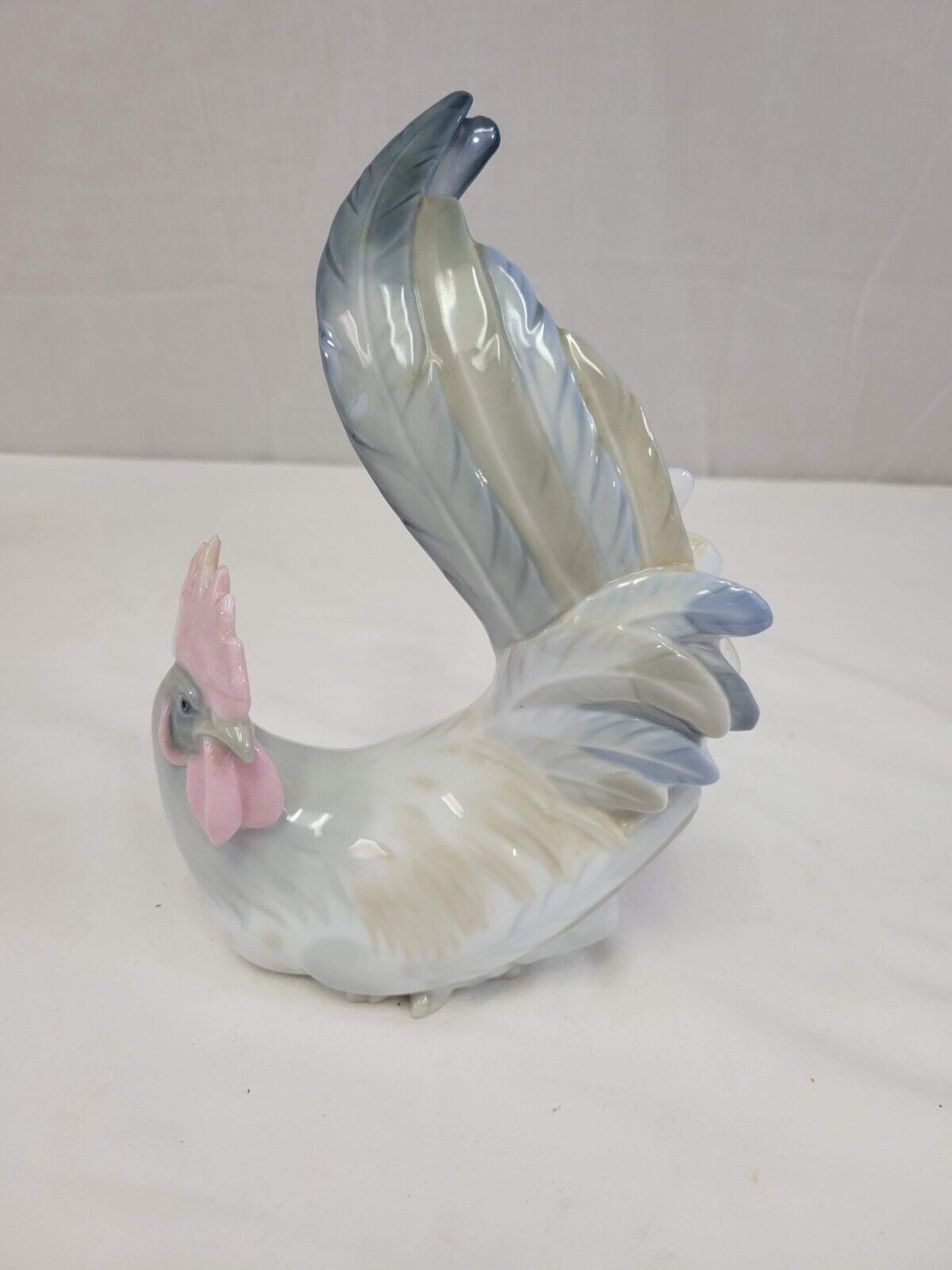 Lladro N. 587 Rooster Sculpture by Alfred Ruiz Retired, 1969 ~ 1981