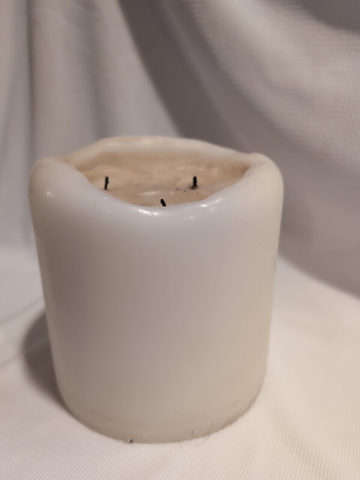 PARTYLITE 6 X 8 Large 3 Wick Candle French Vanilla Early 2000’s