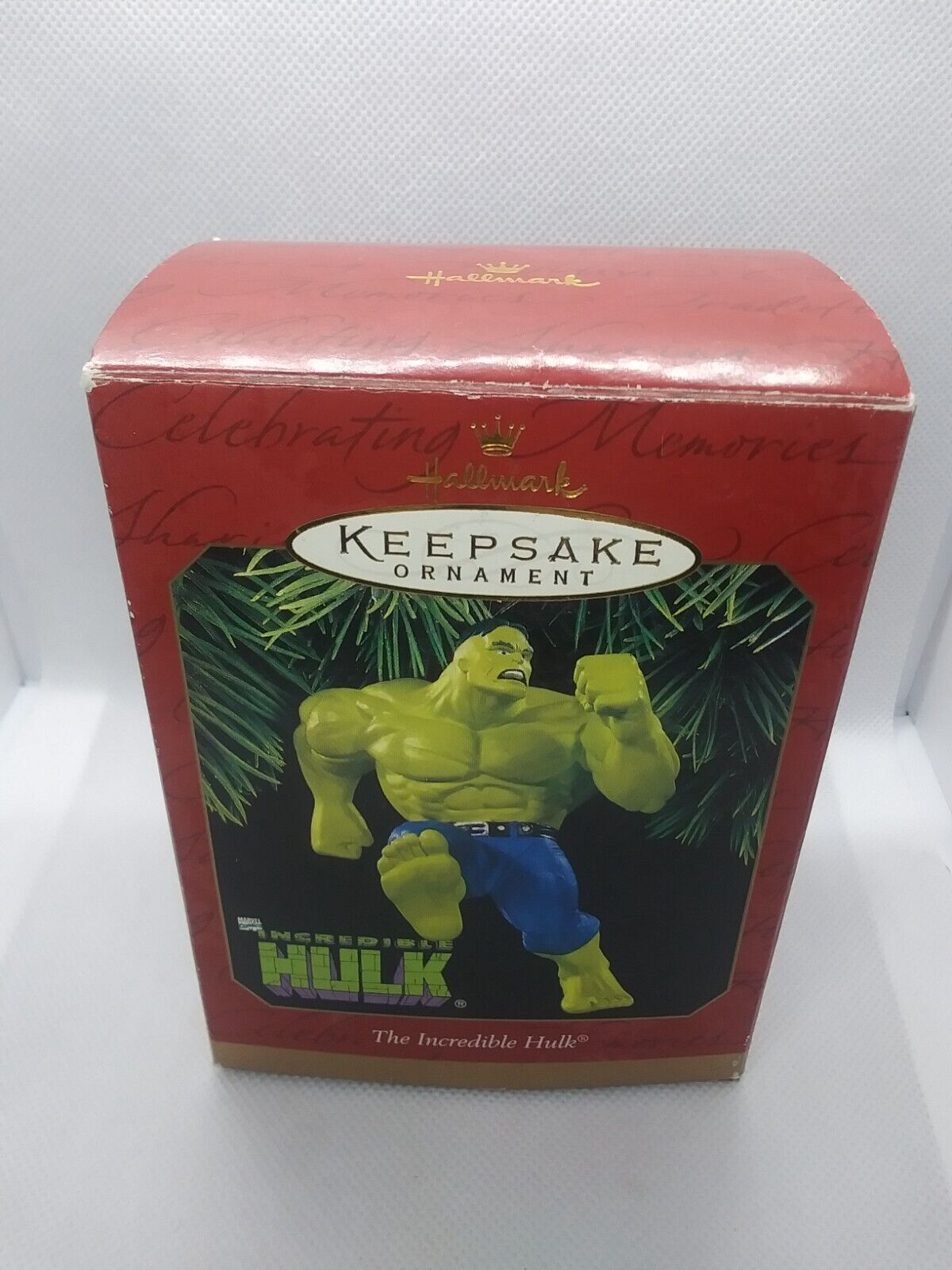 Vintage 1997 Hallmark Keepsake The Incredible Hulk Figure Ornament