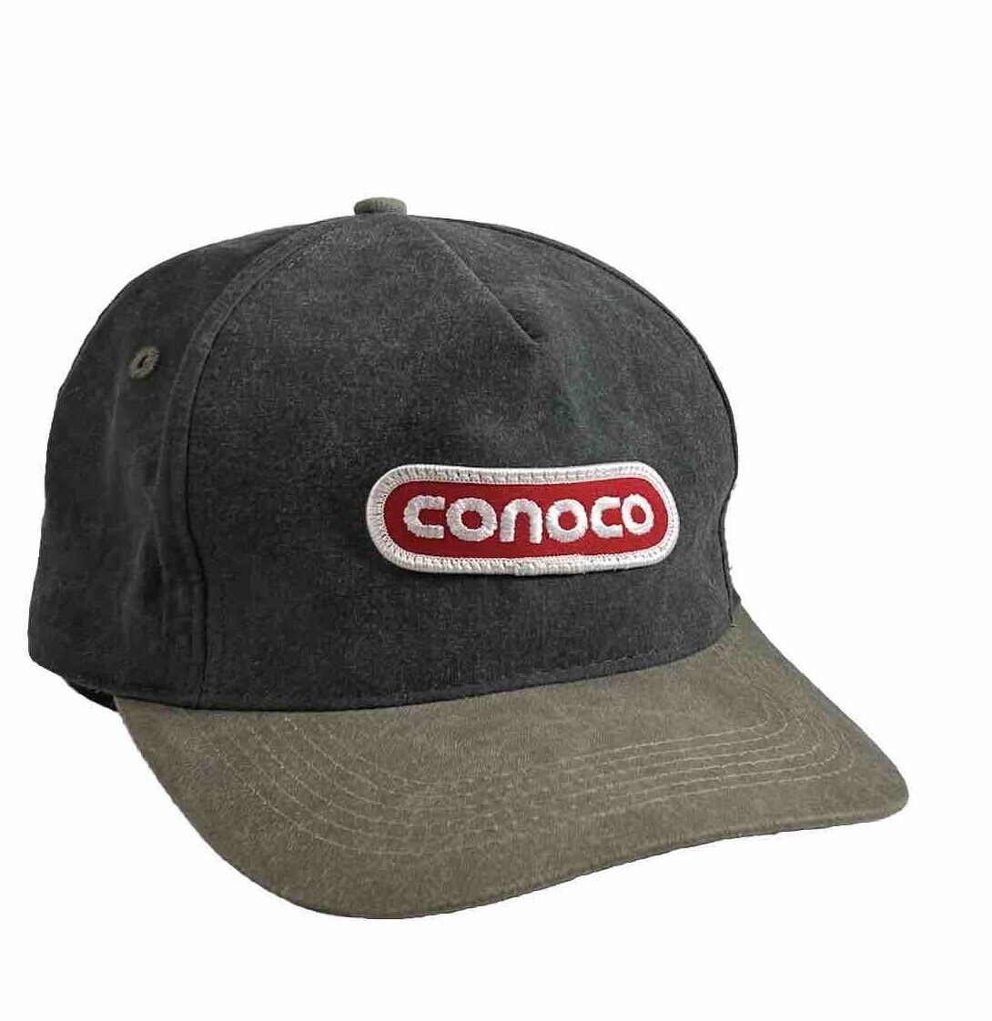 Vintage Conoco Oil Gas Petroleum Strapback Hat Cap Kati Brand Conoco Patch