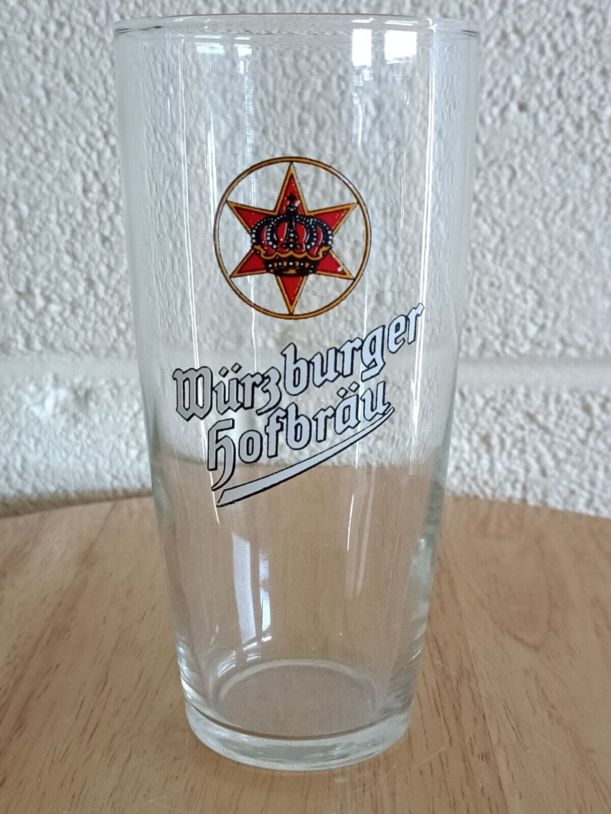 German - Wurzburger Hofbrau Beer Glass 7\