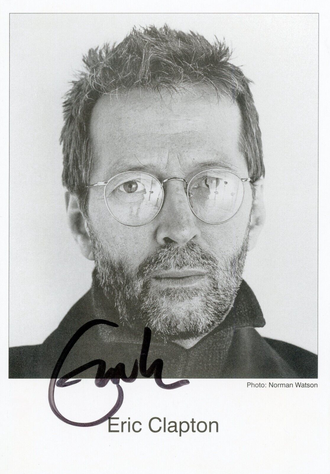 Eric Clapton ~ Signed Autographed Promotional Photograph ~ JSA LOA