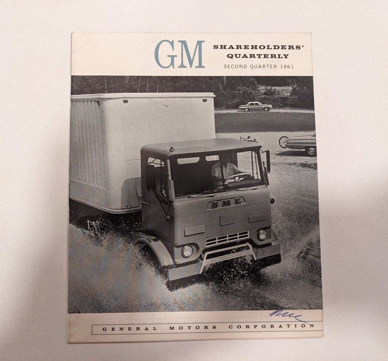 1961 General Motors GM Shareholders Quarterly Report NM Second Quarter