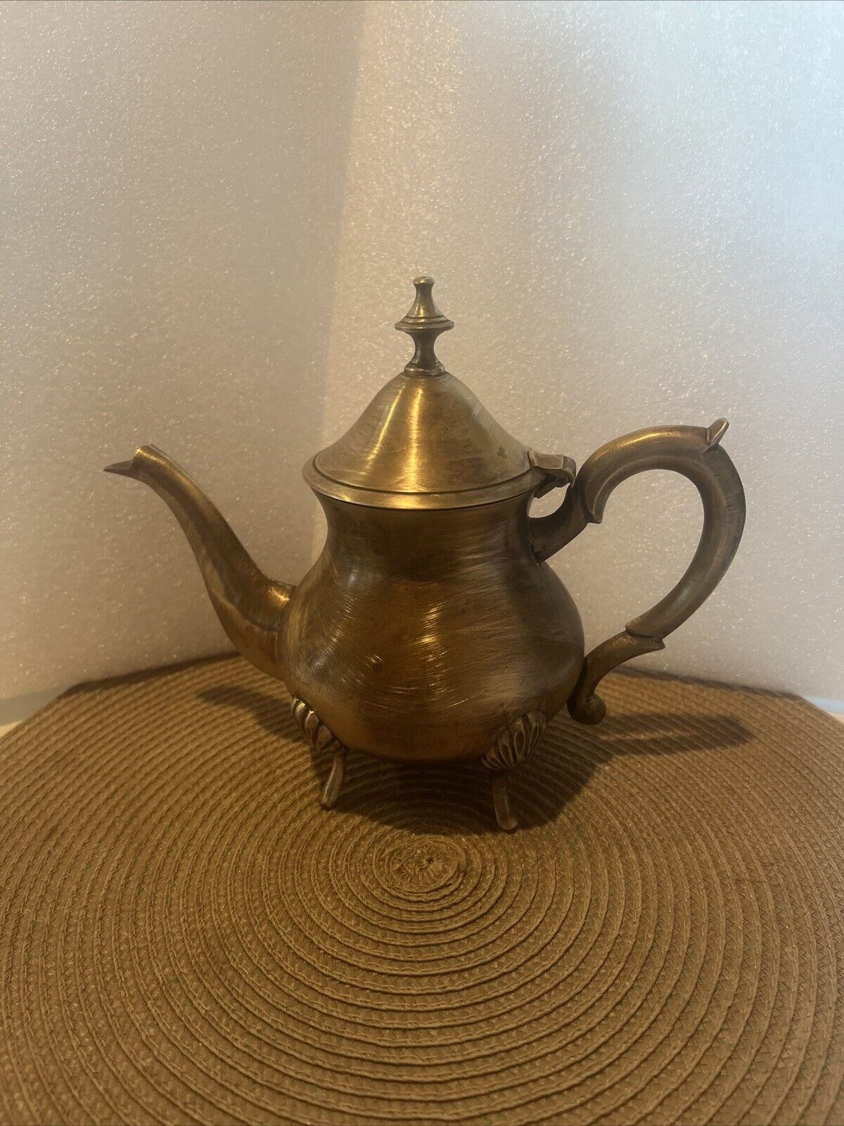 British Vintage Brass Teapot