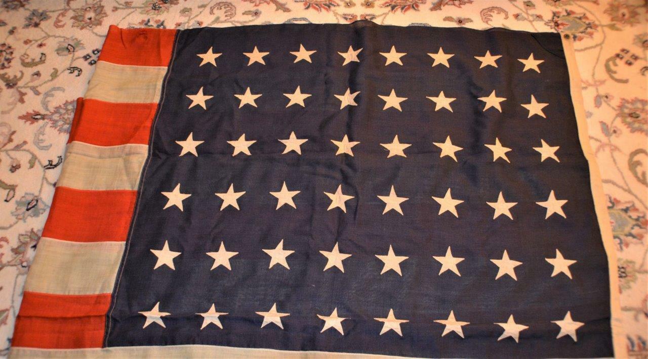 VTG 1912 – 1959 48 Stars US American Flag Huge 10'x6' 120” x 72” Sterling Wool
