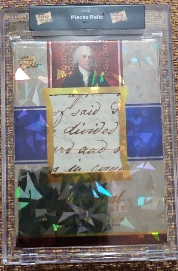Pieces Of The Past US President James Madison Jumbo Written Relic 🇺🇸🔥🇺🇸