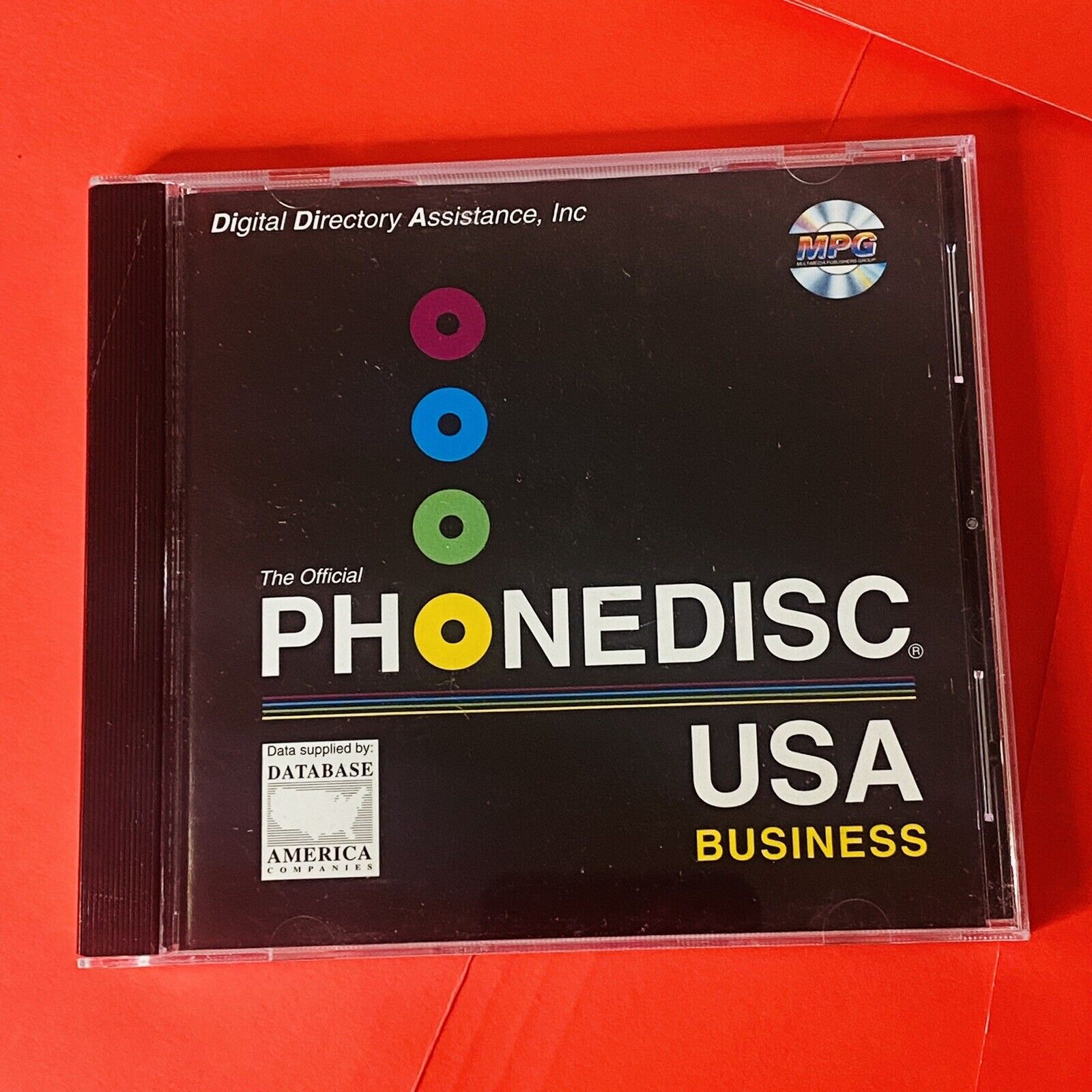 Phonedisc USA Business DIGITAL DIRECTORY ASSIST Disc Spring 1994