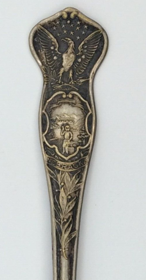 Nebraska Interstate Silver Co - Vintage Souvenir Spoon Collectible