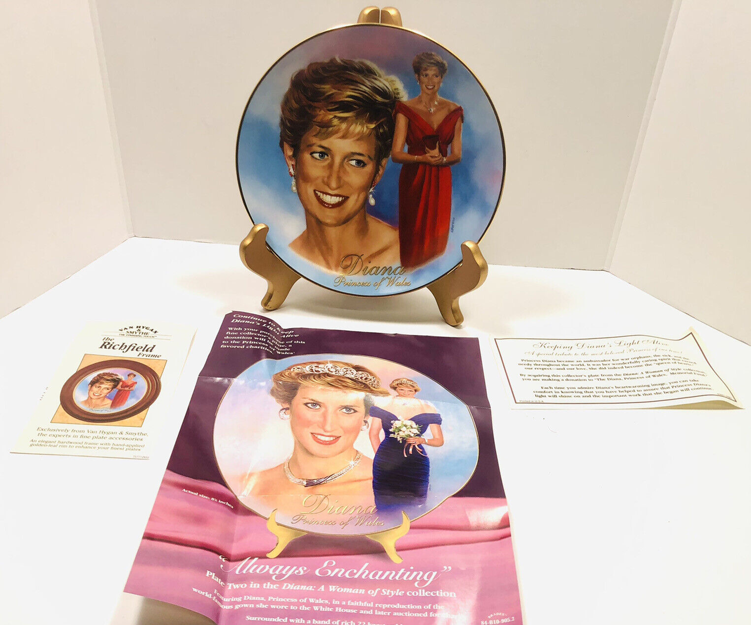 Diana: A Woman of Style FOREVER, DIANA Plate- Princess Diana by James Griffin