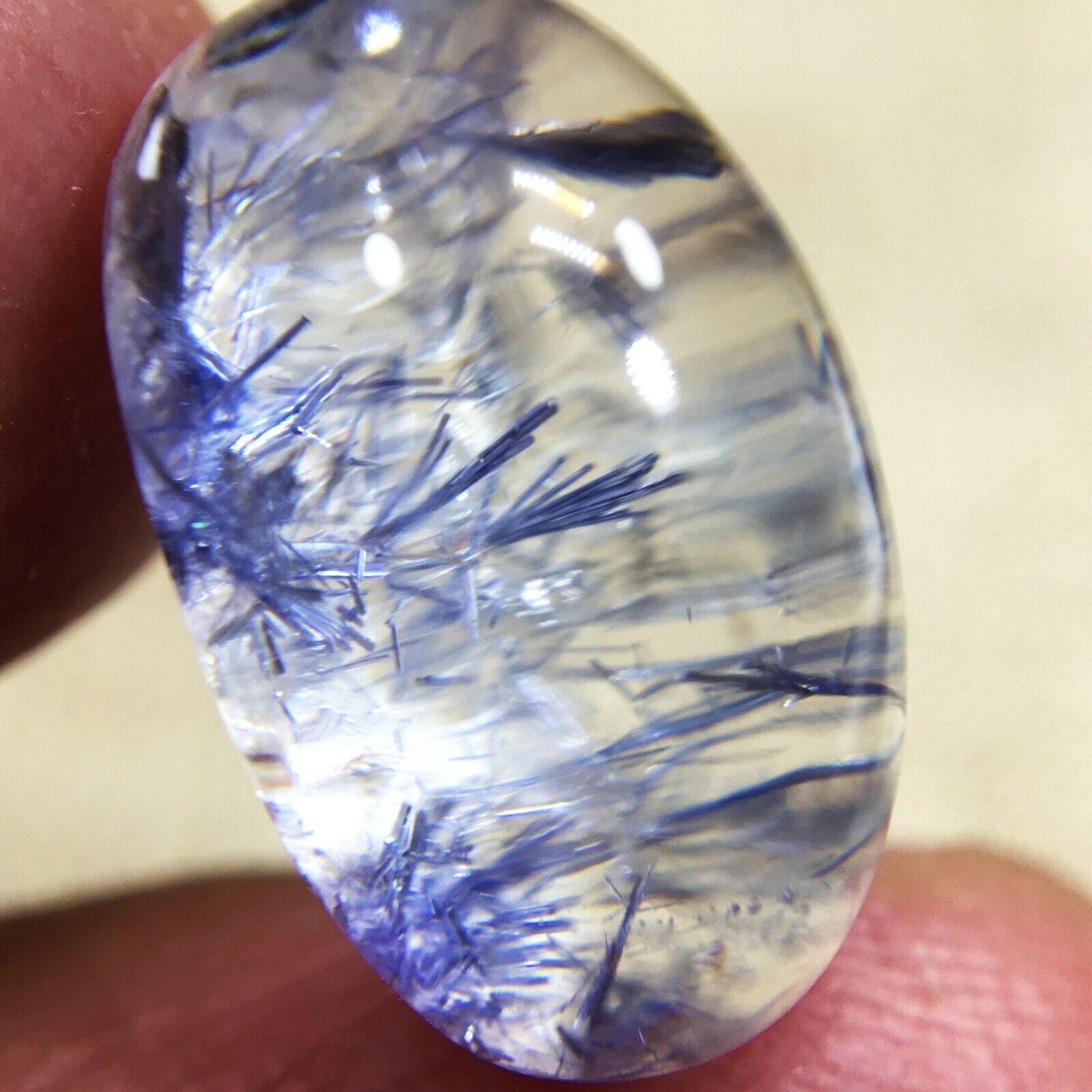 11.6Ct Very Rare NATURAL Beautiful Blue Dumortierite Quartz Crystal Pendant