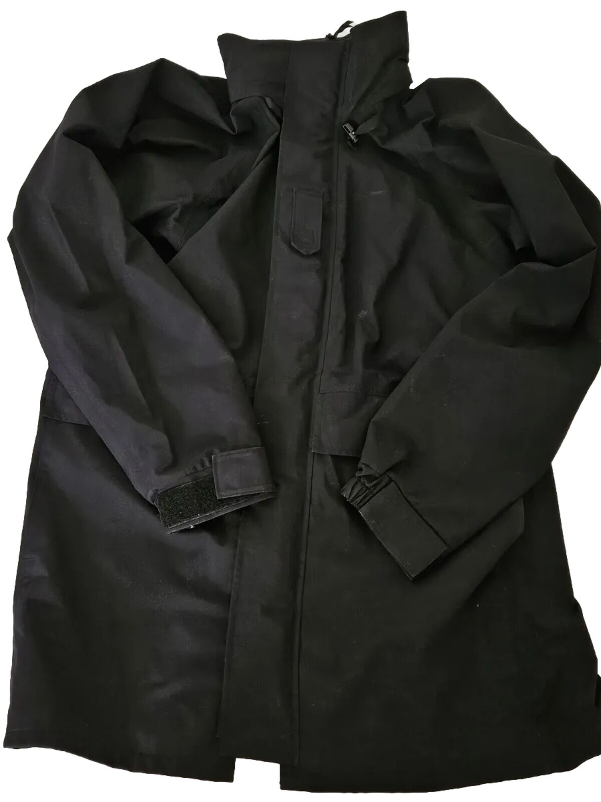 US Navy Cold Weather GoreTex Parka Black Medium XX-Long Jacket Hooded