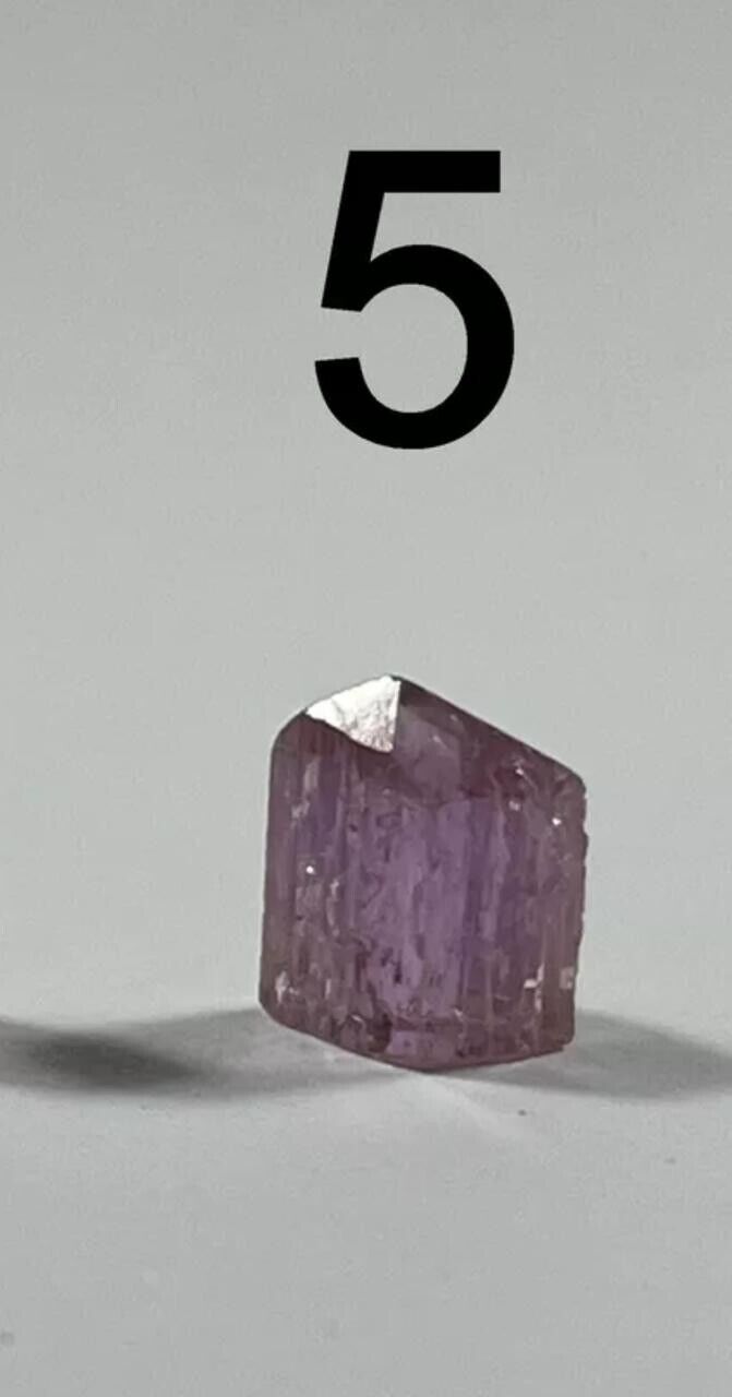 rare terminated purple imperial topaz crystal from Ouro Preto