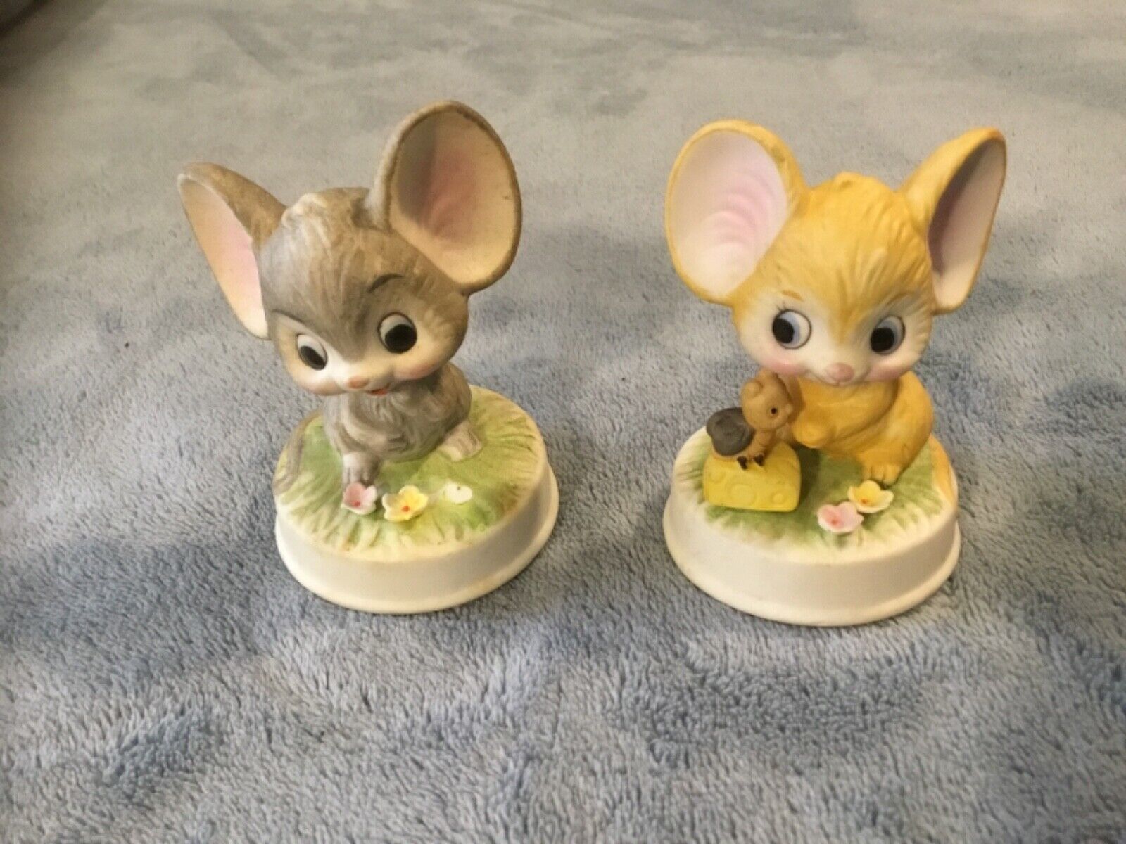 Vintage Lot of 2  Napcoware Mouse Figurines, C-9447