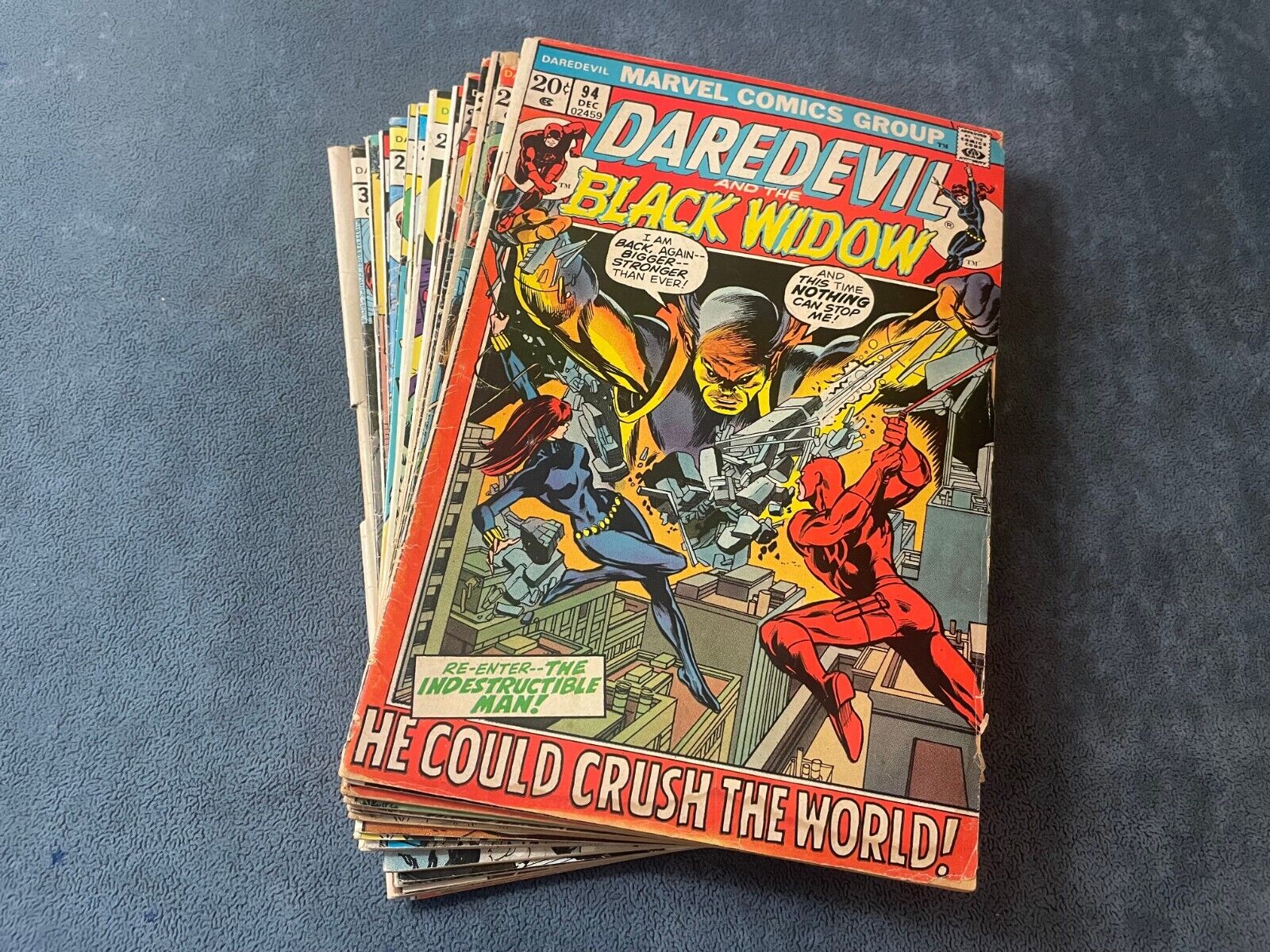 Daredevil 94-97 99 100 102 106-108 Marvel Comic Book Lot of 18 Mid Low Grades