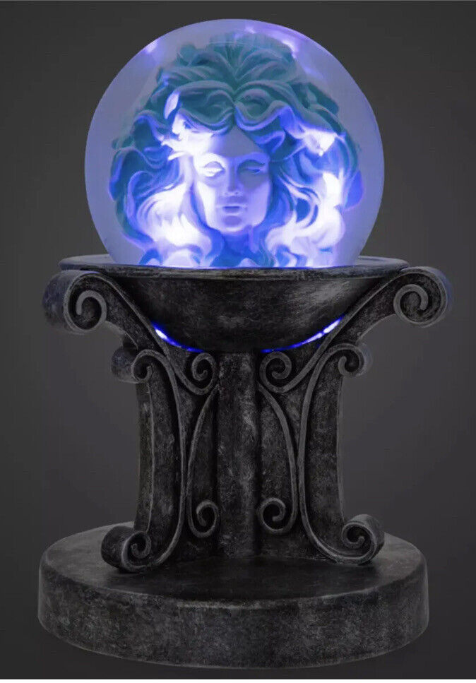 NIP Disney Haunted Mansion Madam Leota Lamp Glowing Crystal Ball Light