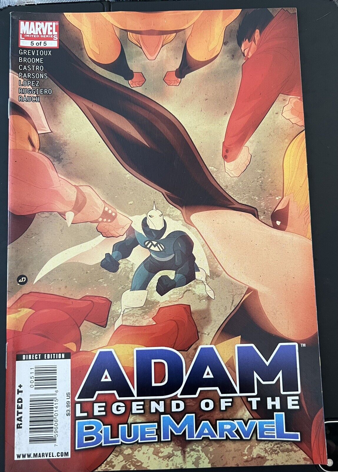Adam: Legend of the Blue Marvel #5 Marvel | Last Issue -
