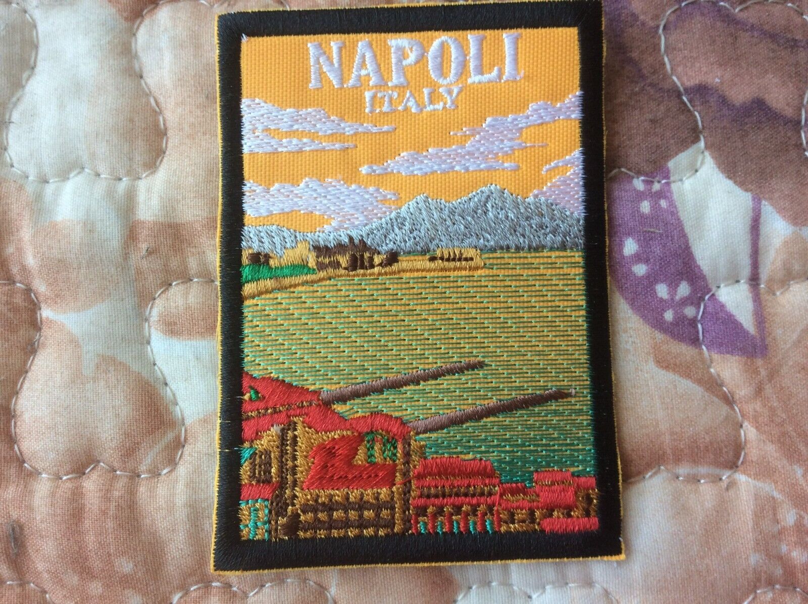 Patch Napoli Campania Italy Naples Vesuvius Capri Pompeii
