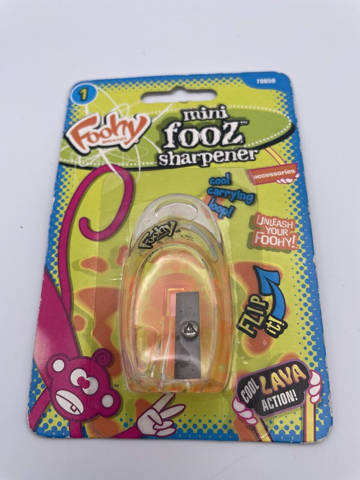 Foohy Mini Fooz Pencil Sharpener Lava Action 2006 - SEALED Sanford