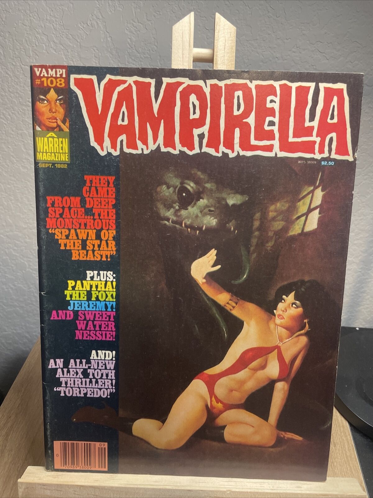 Vampirella #108 1982 VF Vintage Warren Horror Enrich Torres Painted Cover