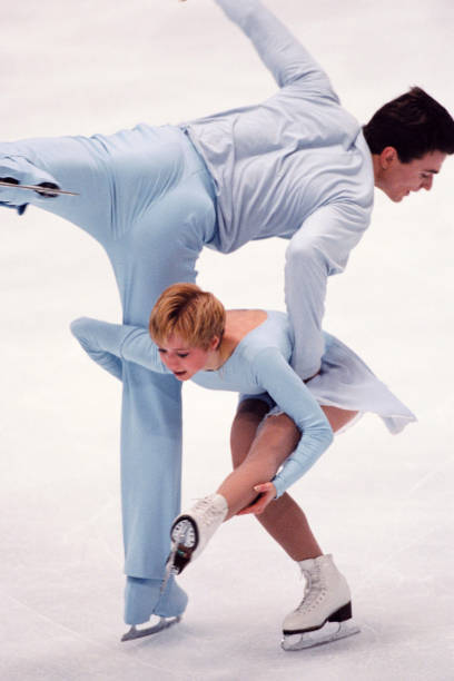 Elena Berezhnaya & Anton Sikharulidze Olympics 1998 OLD FIGURE SKATING PHOTO 3