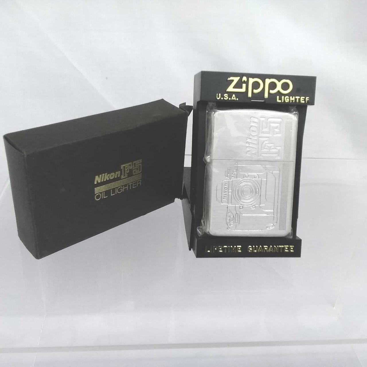 Zippo Oil lighter model number Nikon F5 release commemorative limited edition