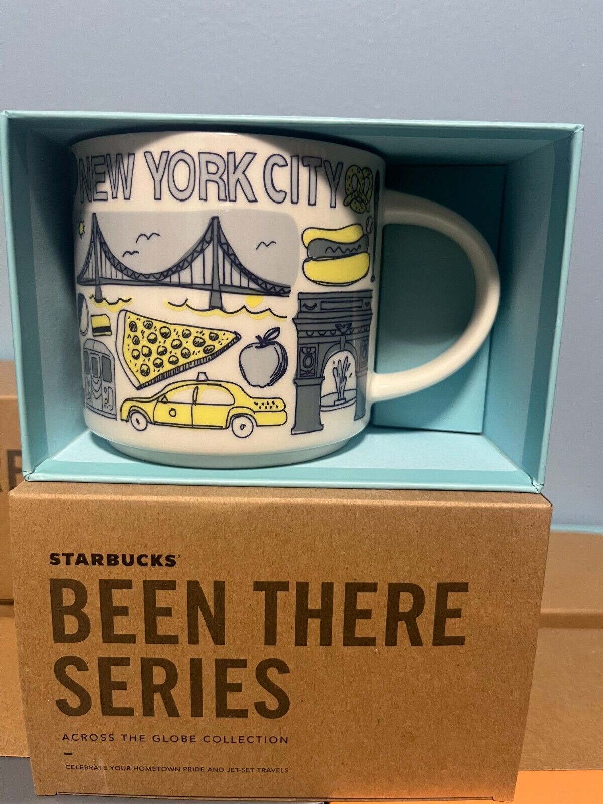 NEW Starbucks NEW YORK CITY Been There Series Collection 14oz Mug Coffee Rare