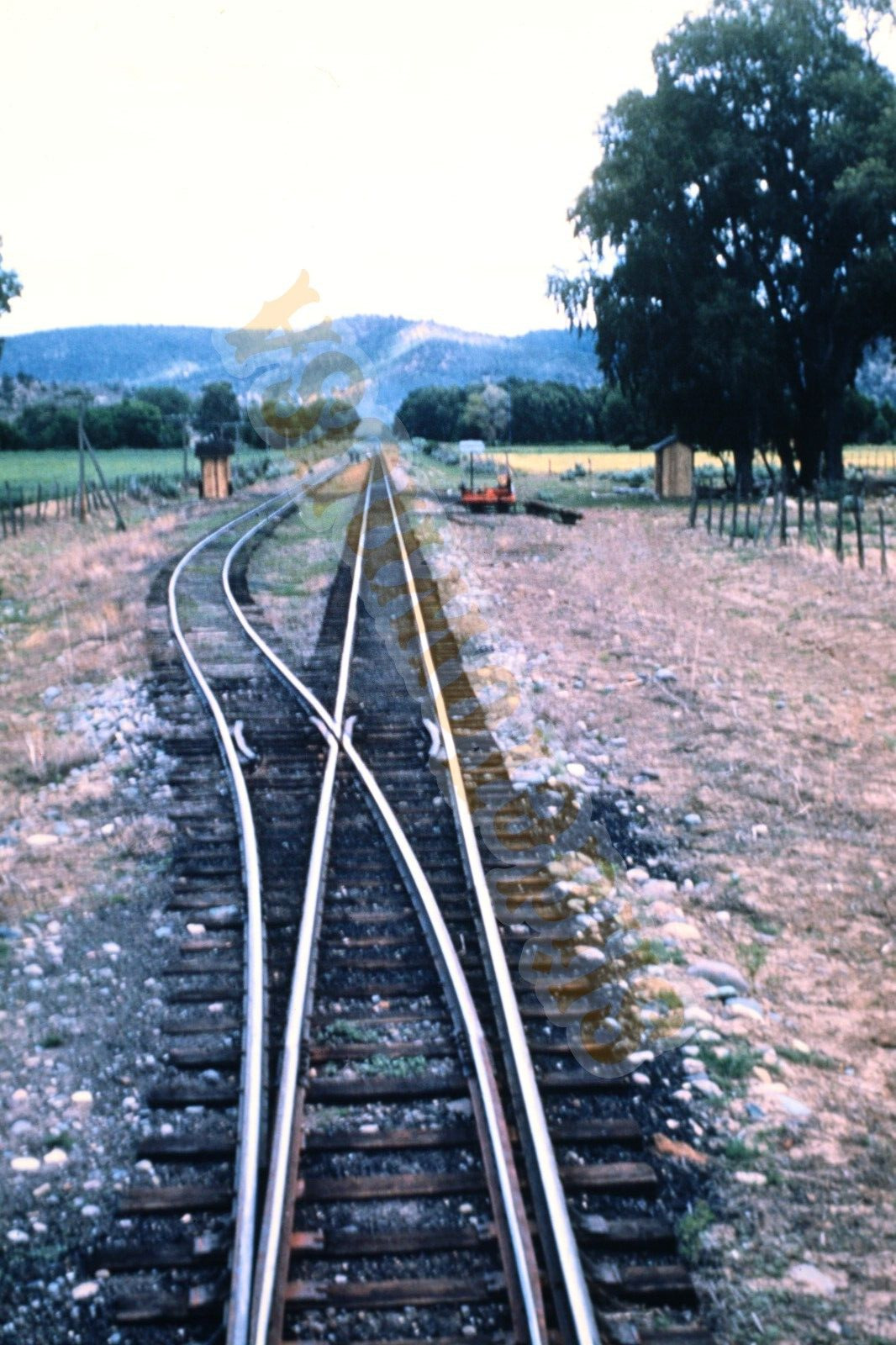 Vtg 1950 Duplicate Train Slide San Juan Railroad Tracks X3D145