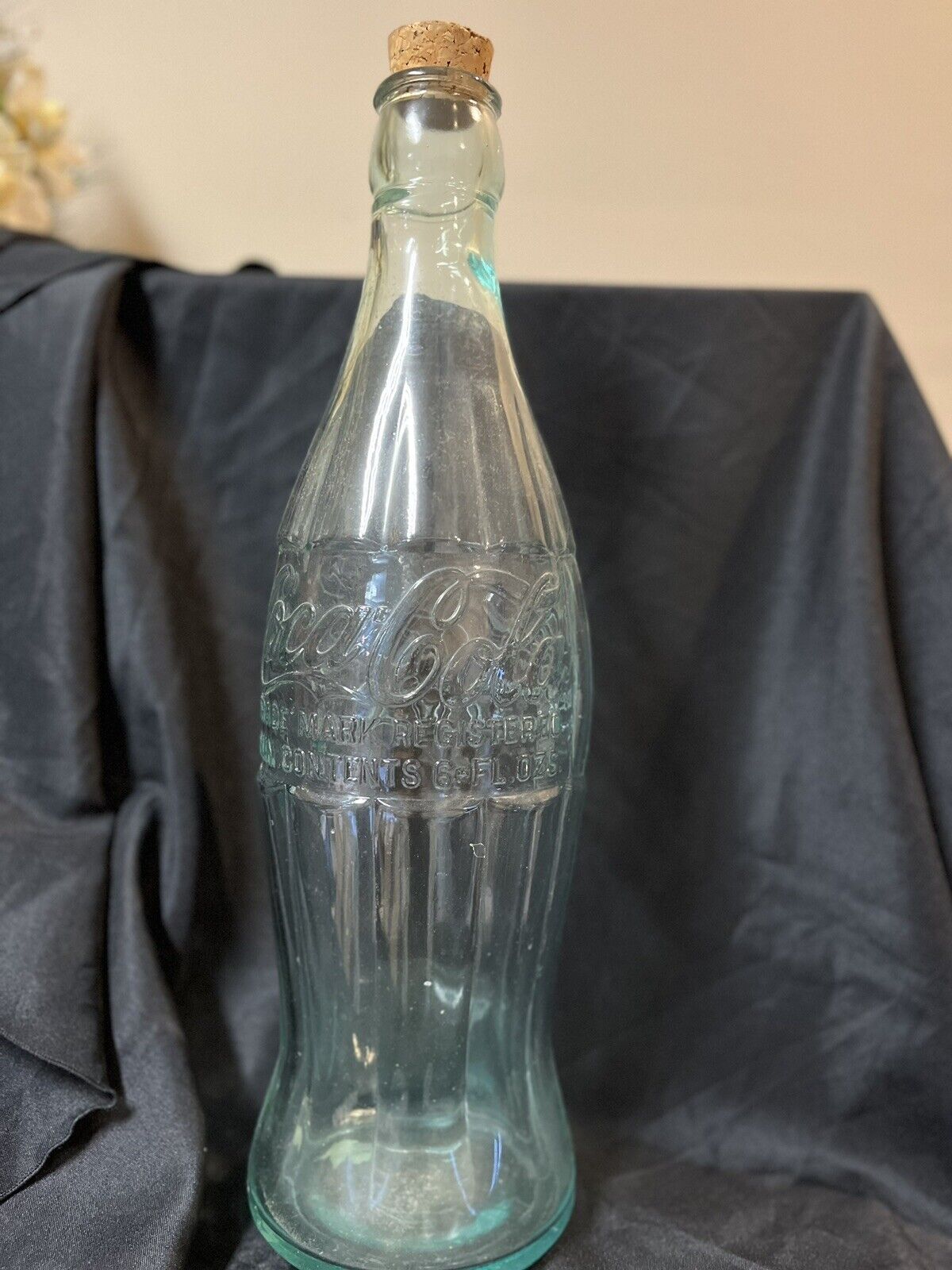 Coca Cola Large 20” Original Glass Bottled Patented December 25, 1923