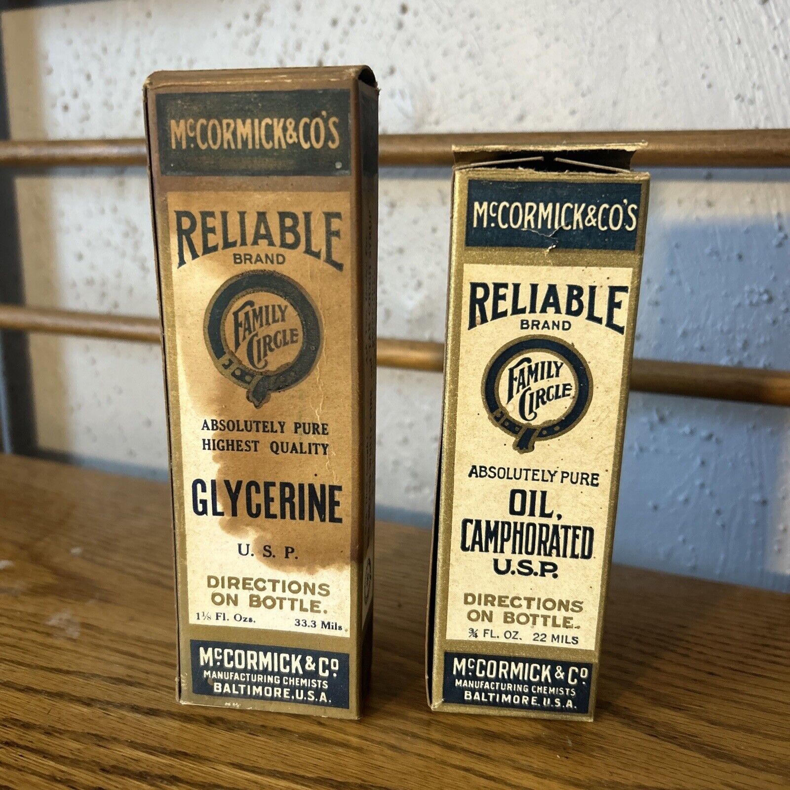 Two Vintage McCormick Co. Flavors