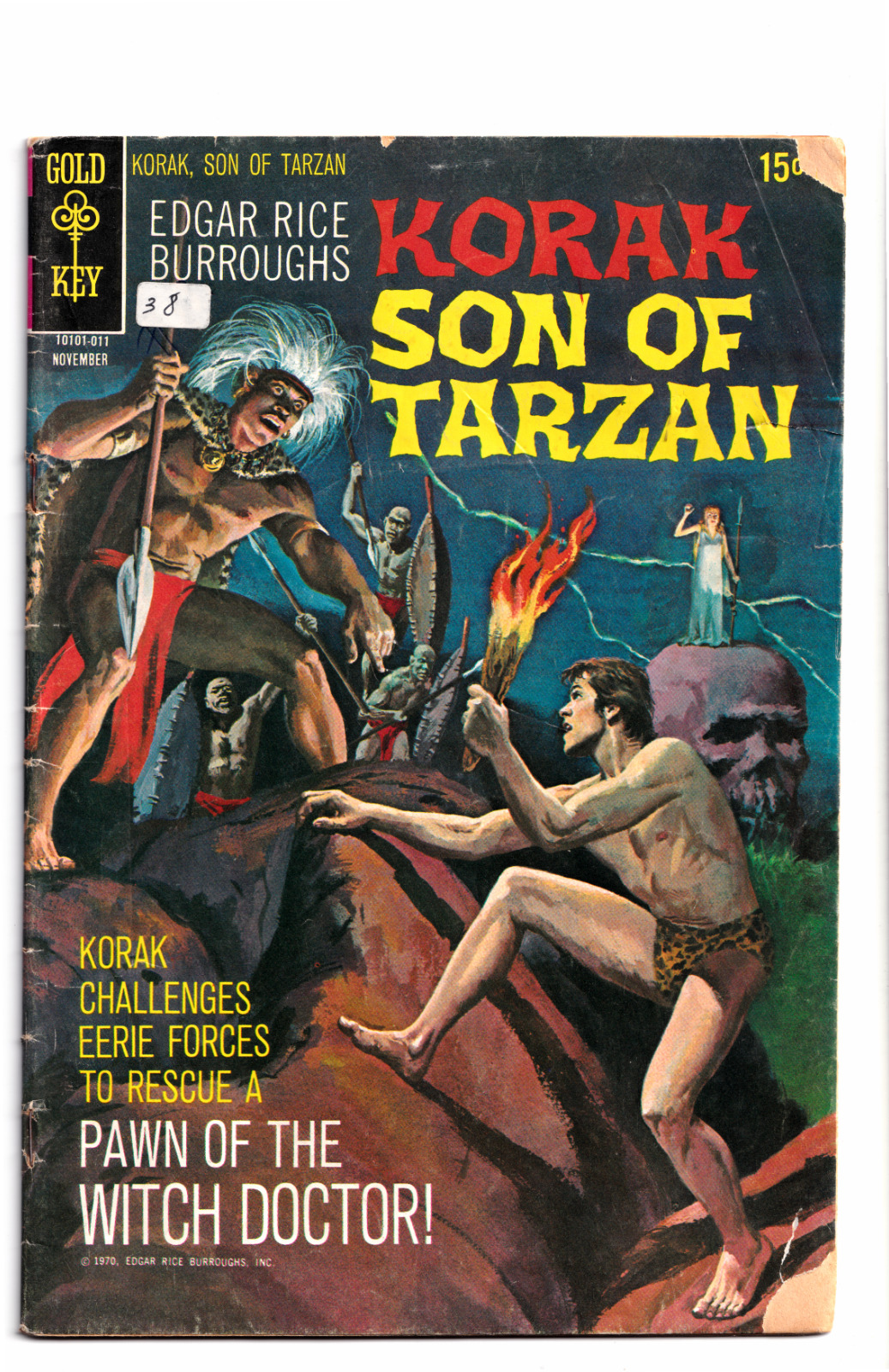 KORAK SON OF TARZAN #38 Gold Key Comics 1970