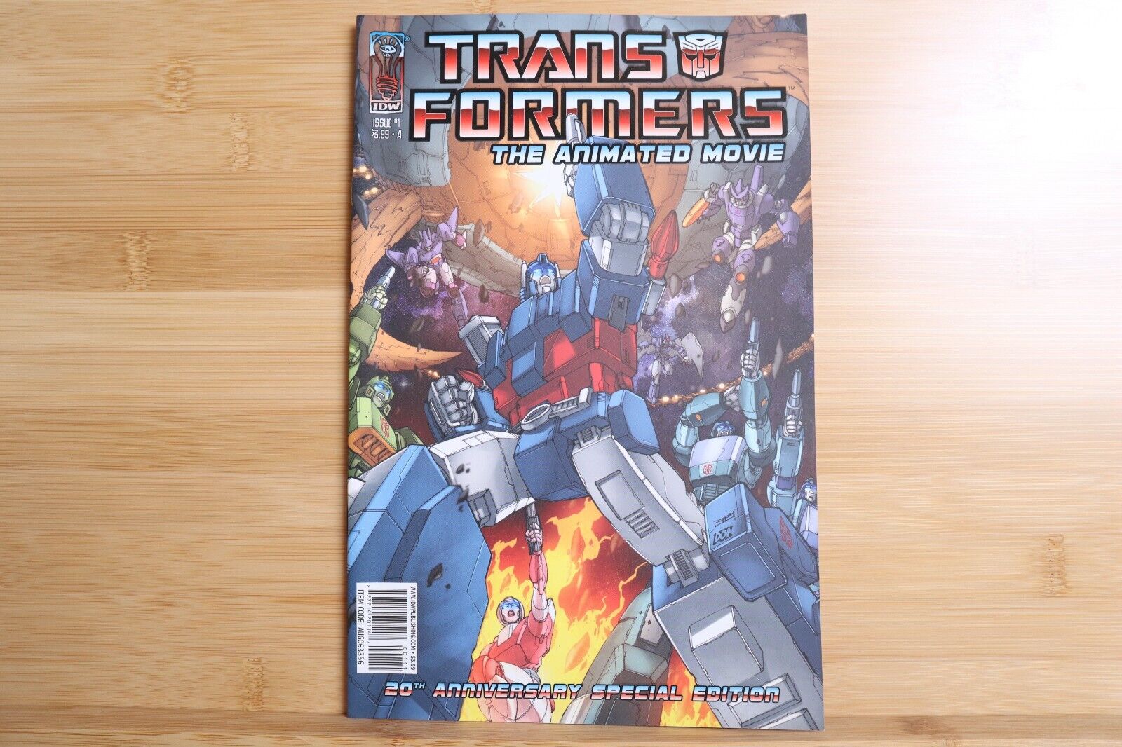 Transformers The Animated Movie 20th Anniversary #1 VF/NM - 2007
