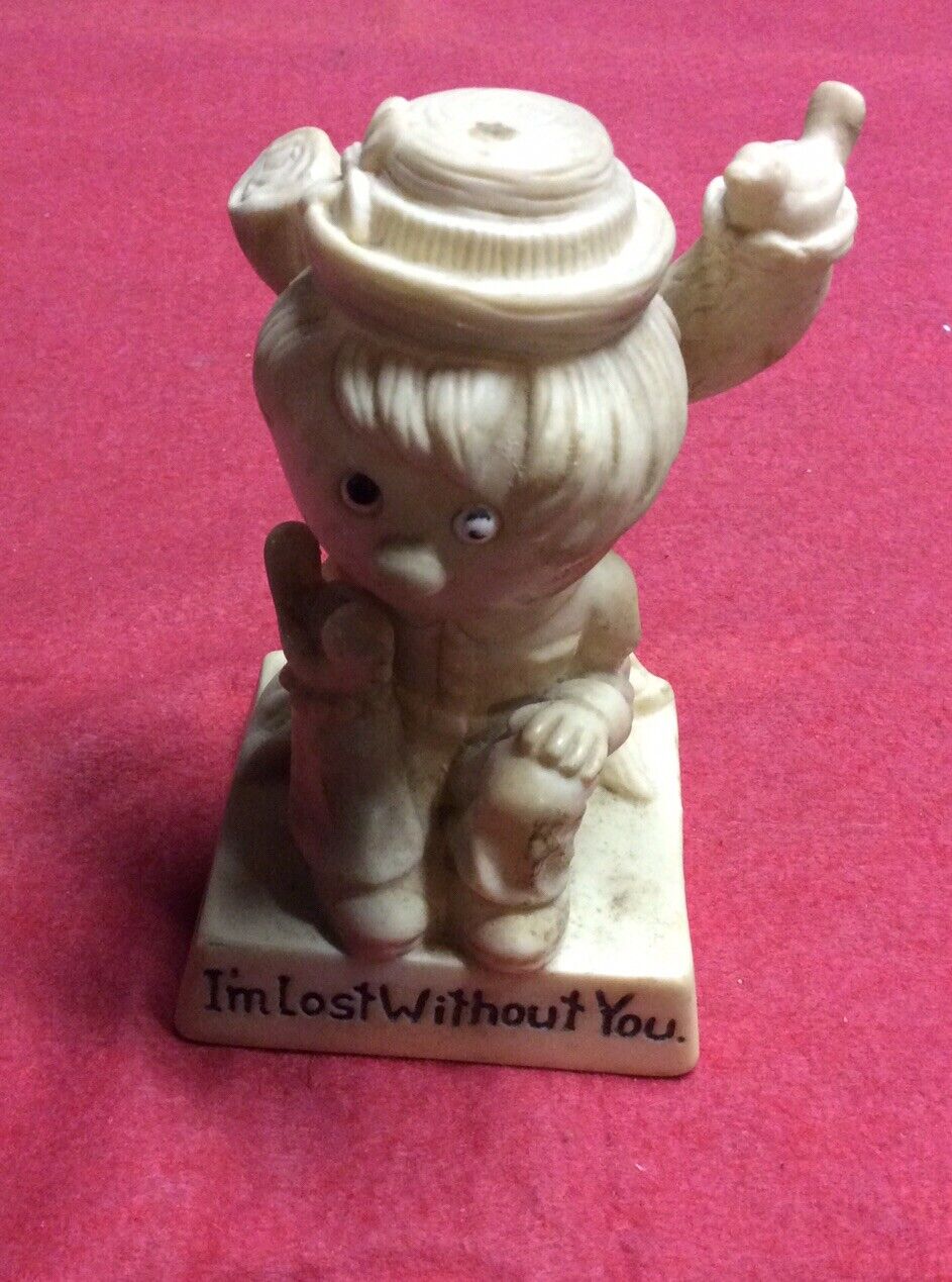 vintage 1971 R & W Berries figurine I’m Lost Without You.