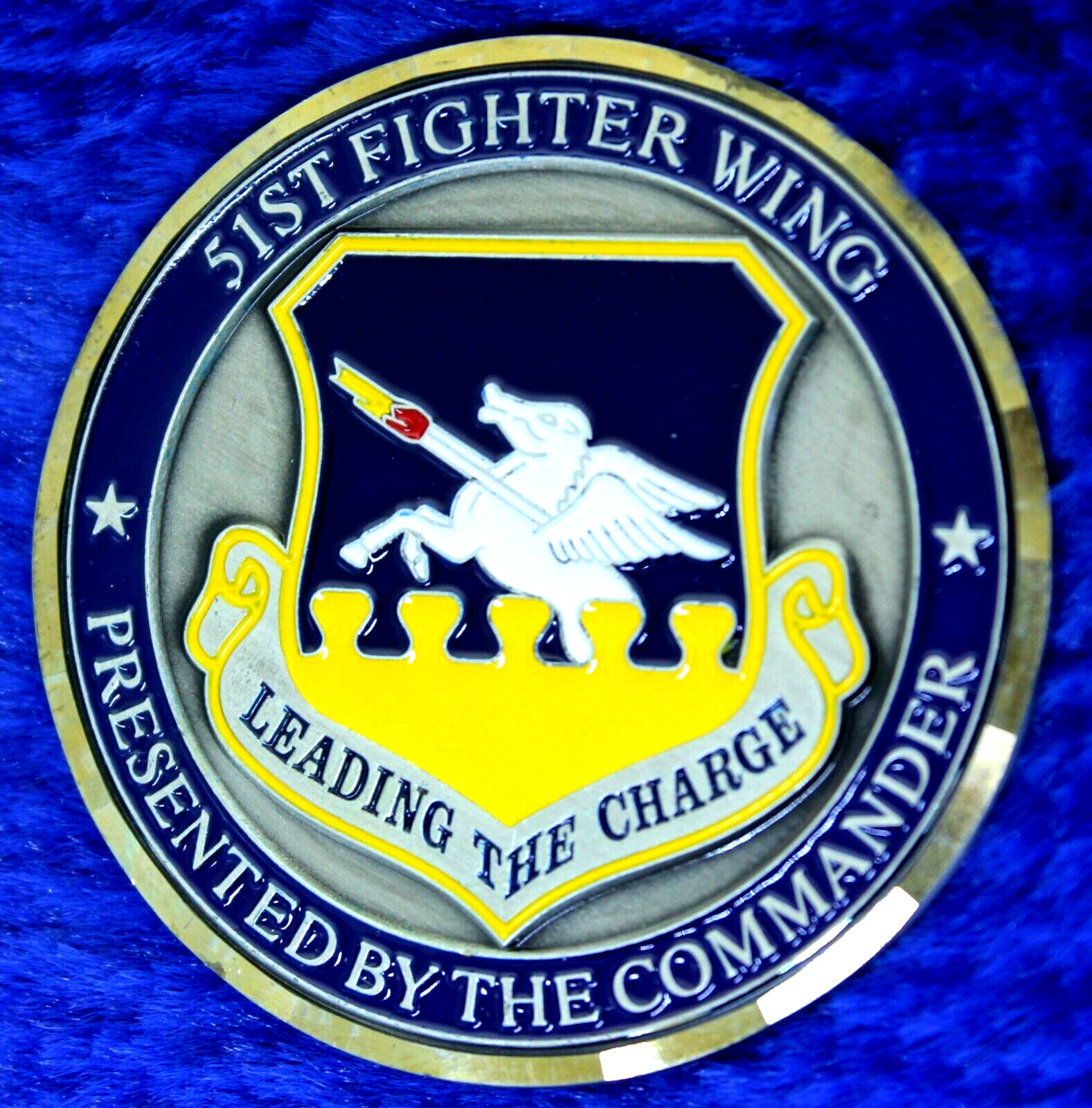 USAF 51st Fighter Wing Commander\'s Challenge Coin PT-5