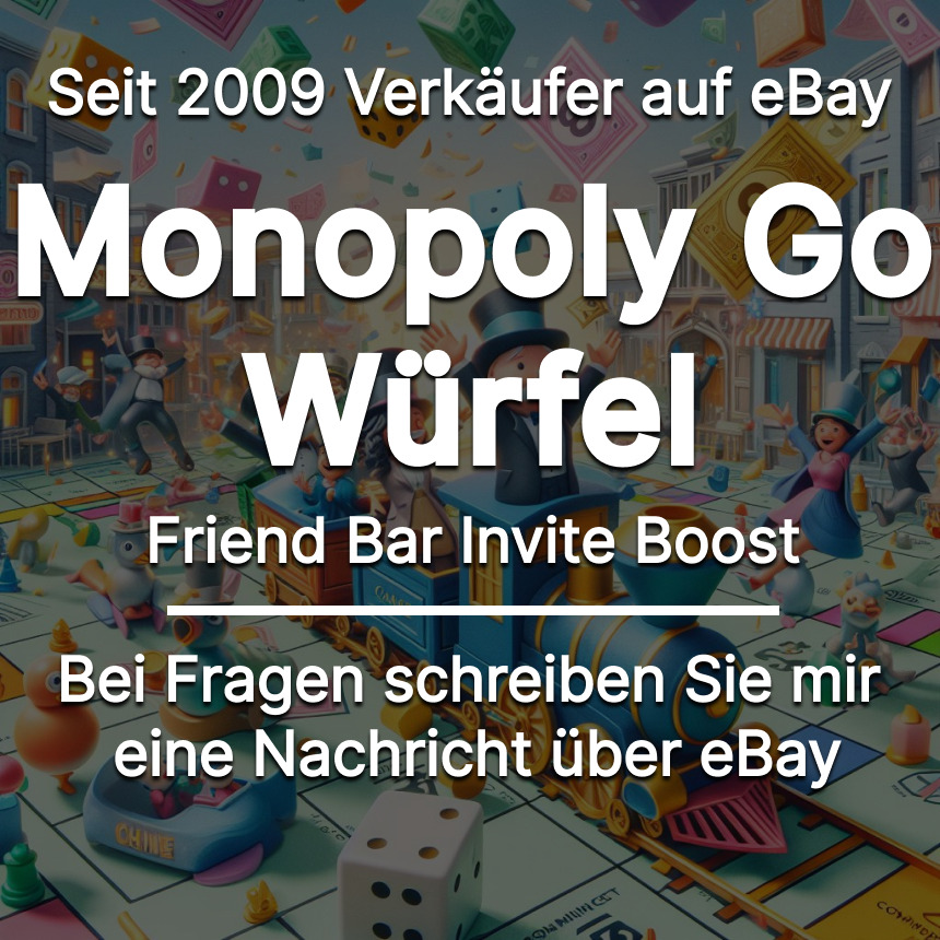 Monopoly Go Dice Fill Up Your Friend Rolls Spins Cube Sticker Partner Event