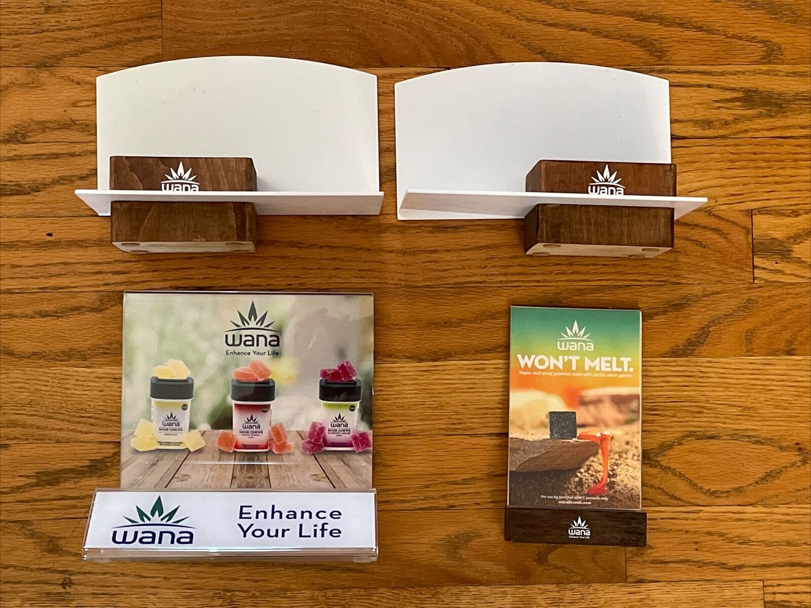 WANA Edibles Cannabis Display (Set of 4)